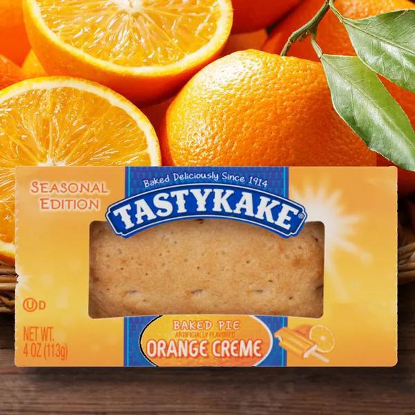 TASTYKAKE ORANGE PIES 8 COUNT BOX