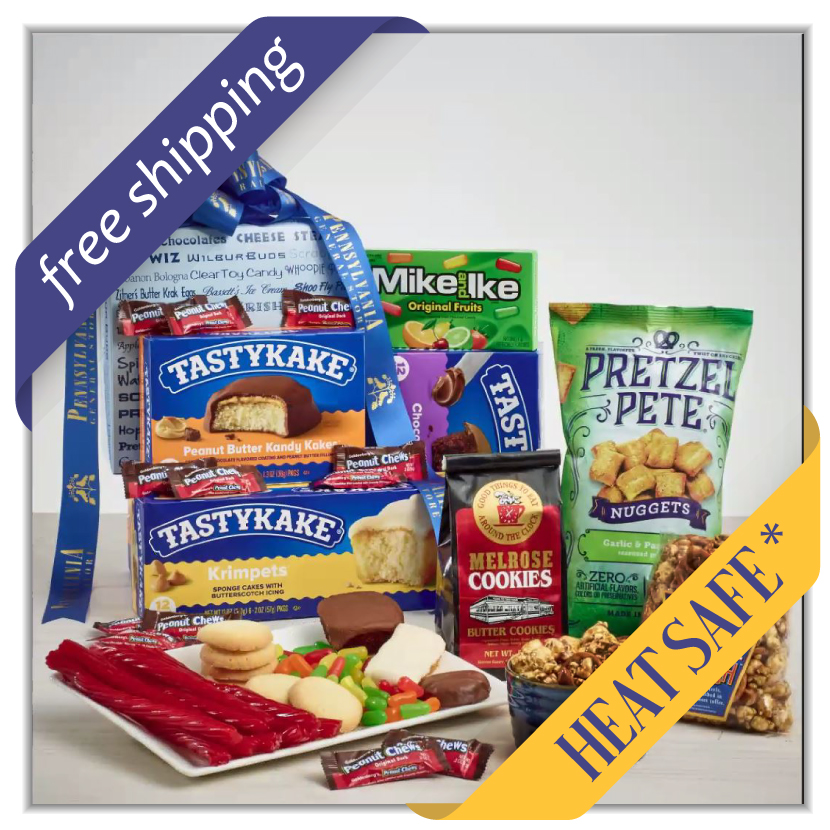 DELUXE PHILLY TOWER OF TREATS - HEAT SAFE