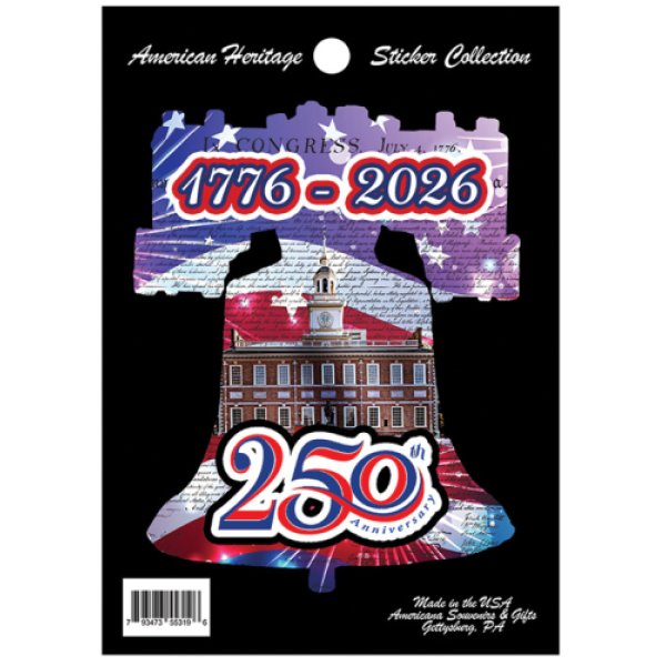 250TH ANNIVERSARY STICKER