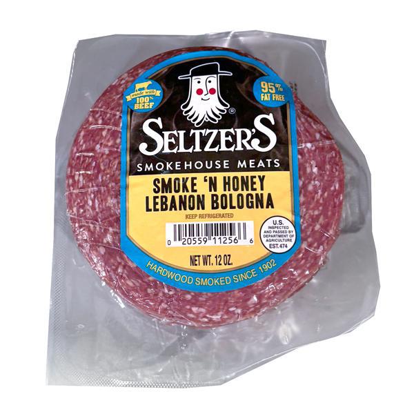 SELTZER'S SMOKE N HONEY SLICED BOLOGNA, 12 OZ.