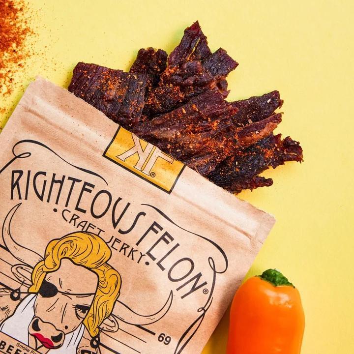 Righteous Felon Beef Jerky- Maryland Monroe