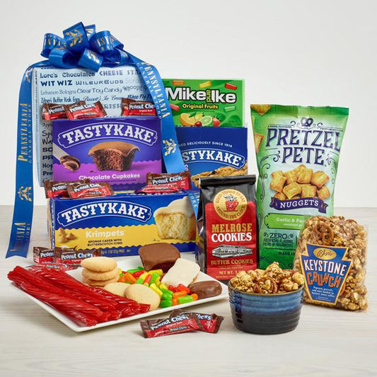 DELUXE PHILLY TOWER OF TREATS - HEAT SAFE