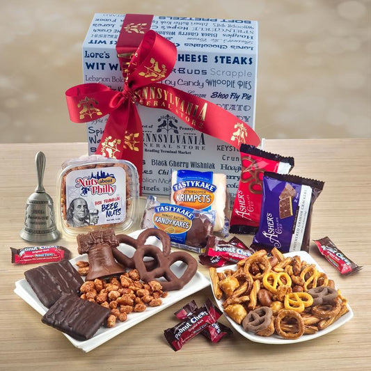 PHILADELPHIA SAMPLER BOX WITH 250TH ANNIVERSARY BELL
