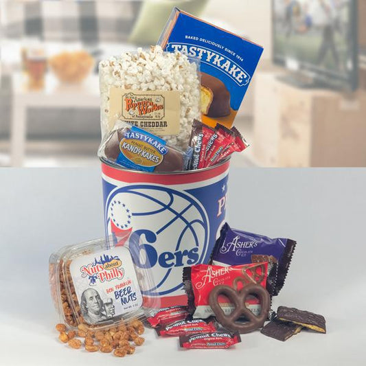 76ERS SNACK TIN