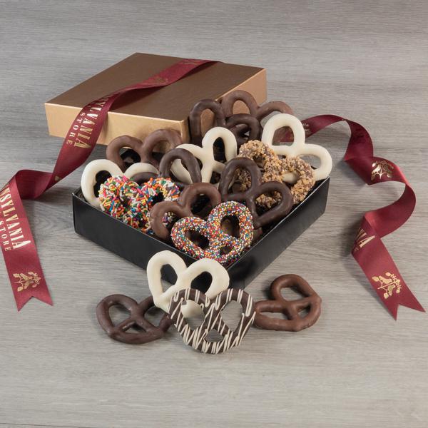 CHOCOLATE COVERED PRETZEL BOX DELUXE