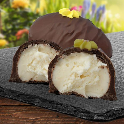 ASHER'S DARK CHOCOLATE VANILLA BUTTERCREAM EGG