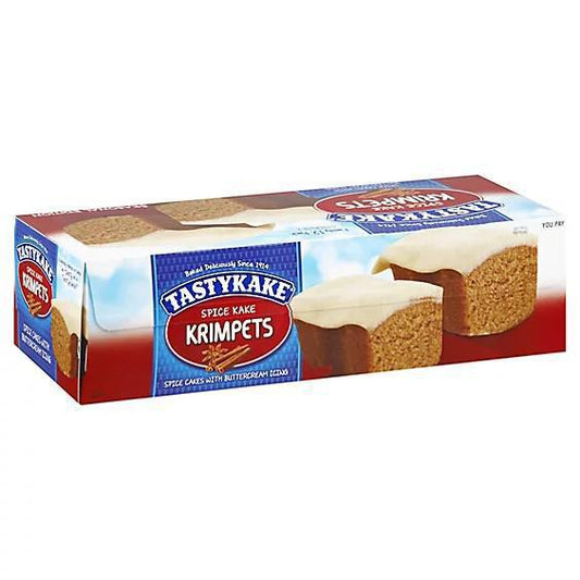 TASTYKAKE SPICE KAKE KRIMPETS, BOX
