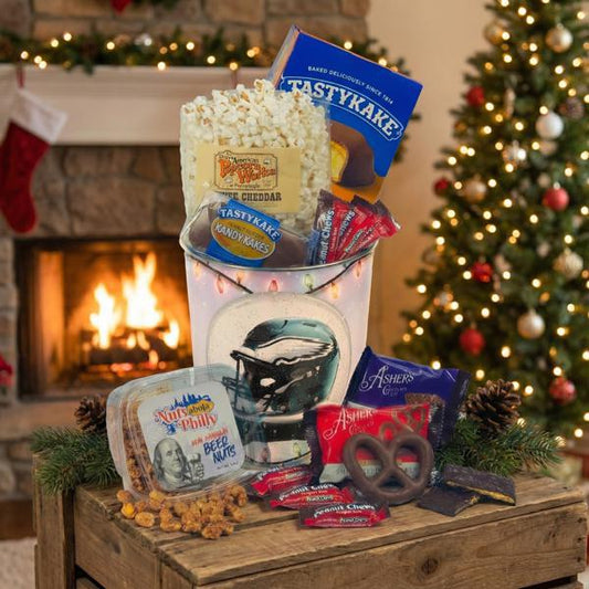 EAGLES HOLIDAY SNACK TIN