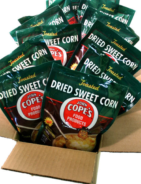 JOHN COPE'S DRIED SWEET CORN, 12 PK