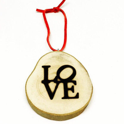 Mason Made LOVE Ornament