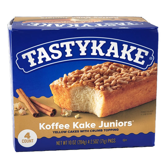 TASTYKAKE KOFFEE KAKE JUNIORS, BOX