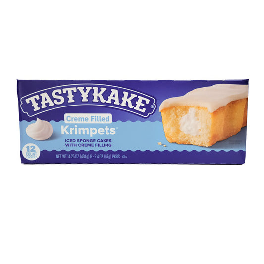 TASTYKAKE CREME FILLED KRIMPETS, BOX