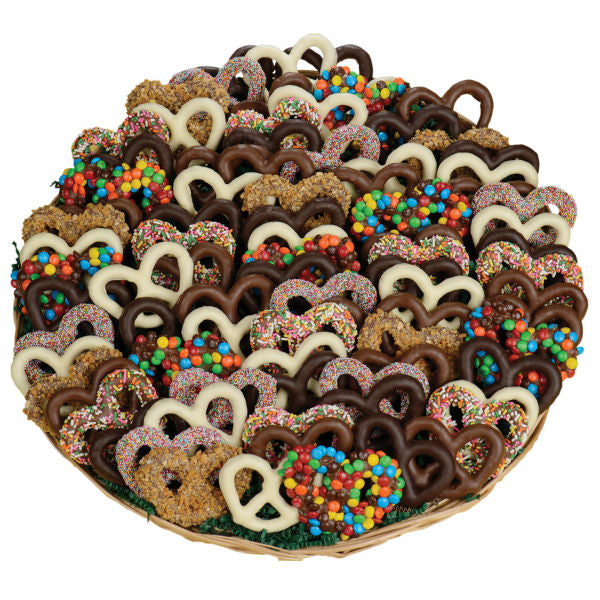 JUMBO CHOCOLATE PRETZEL TRAY