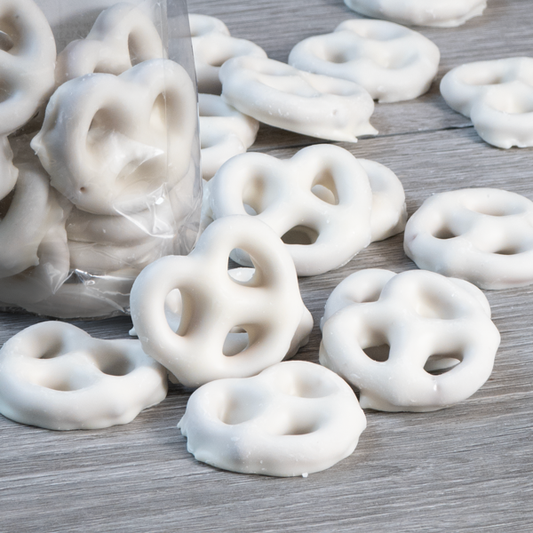 Asher's Mini White Chocolate Pretzels, 4oz Bag