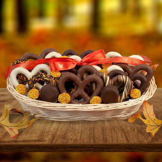 FALL PRETZEL SAMPLER BASKET