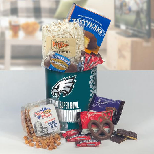 EAGLES CHAMP SNACK TIN