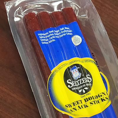 SELTZER'S SWEET BEEF STICKS, 8 OZ.