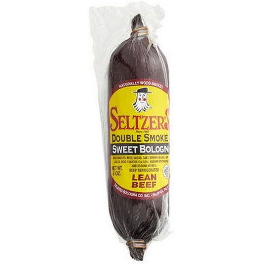 SELTZER'S 8 OZ DOUBLE SMOKED LEBANON BOLOGNA